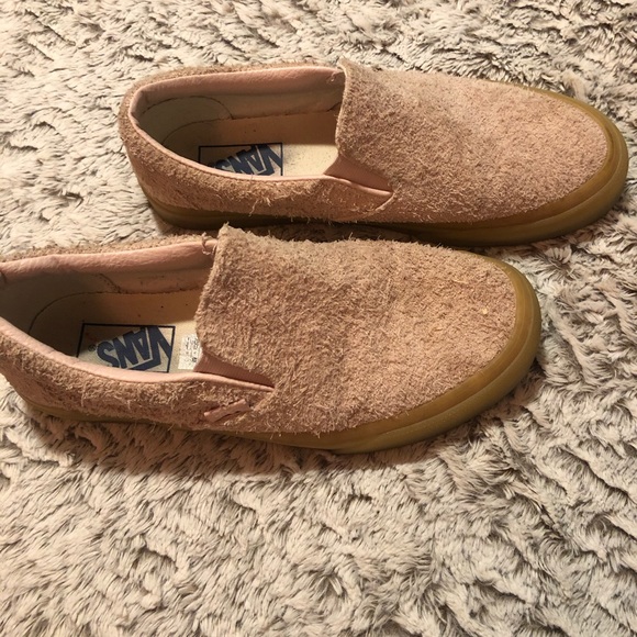 fuzzy vans slides